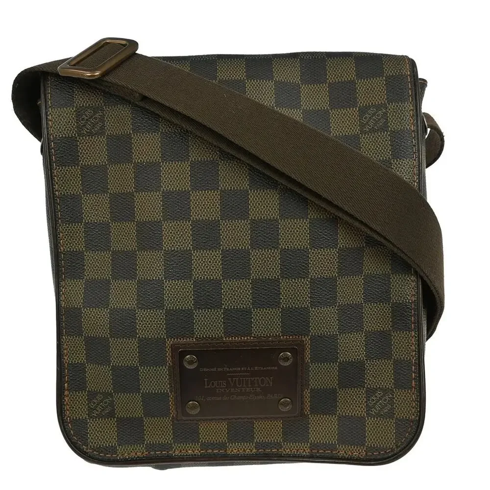 Louis Vuitton Brooklyn PM Damier Ebene Messenger Crossbody Bag Brown Unisex